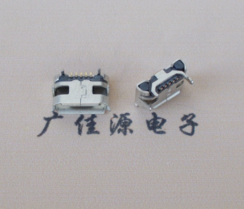 沙田镇Micro USB接口 usb母座 定义牛角7.2x4.8mm规格尺寸