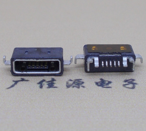 沙田镇MICRO USB防水AB型口母头3D图纸封装