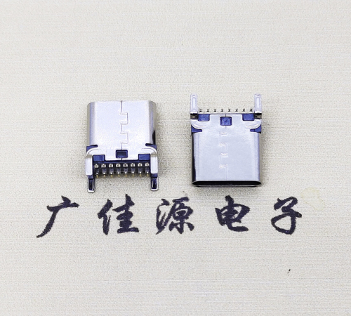 沙田镇USB 3.1TYPE-C16Pin立贴母头座子引脚接线正负级详解
