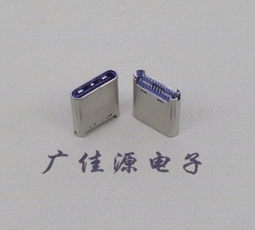 沙田镇TYPE-C公头24P夹0.7mm厚度PCB板 外壳铆压和拉伸两种款式 可高数据传输和快速充电音频等功能