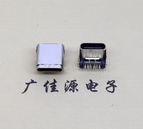 沙田镇type c24p板上母头 typec接口数据CL=3.4,DIP+SMT端子DIP长脚